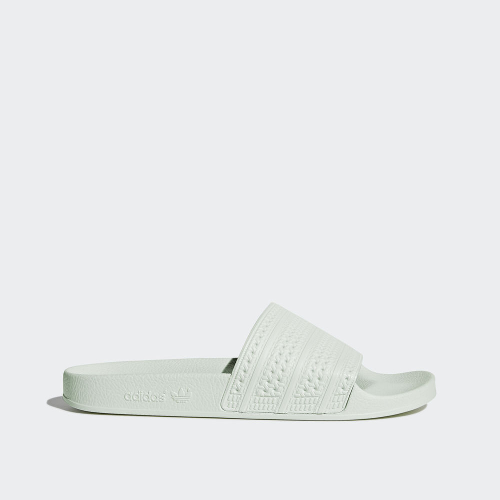 Adidas Adilette Slides - παντοφλες γυναικεια - Πρασινο/Πρασινο/Πρασινο,Μέγεθος: EU 36 – 54 2/3 (641V